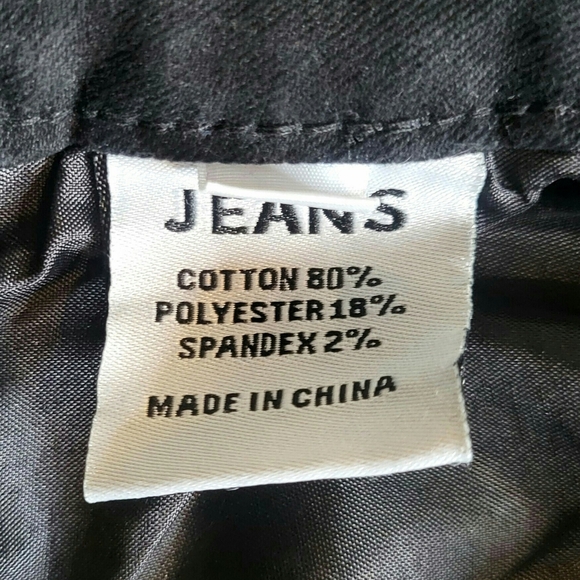 Galmint Denim Black Distressed Skinny Leg Jeans size 12 - Picture 5 of 5